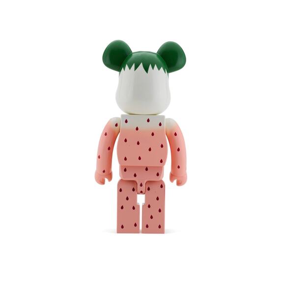 BEARBRICK X CLOT Summer Fruits Snow Strawberry 1000% Be@rbrick Be@r Brick Bear - Picture 2 of 5